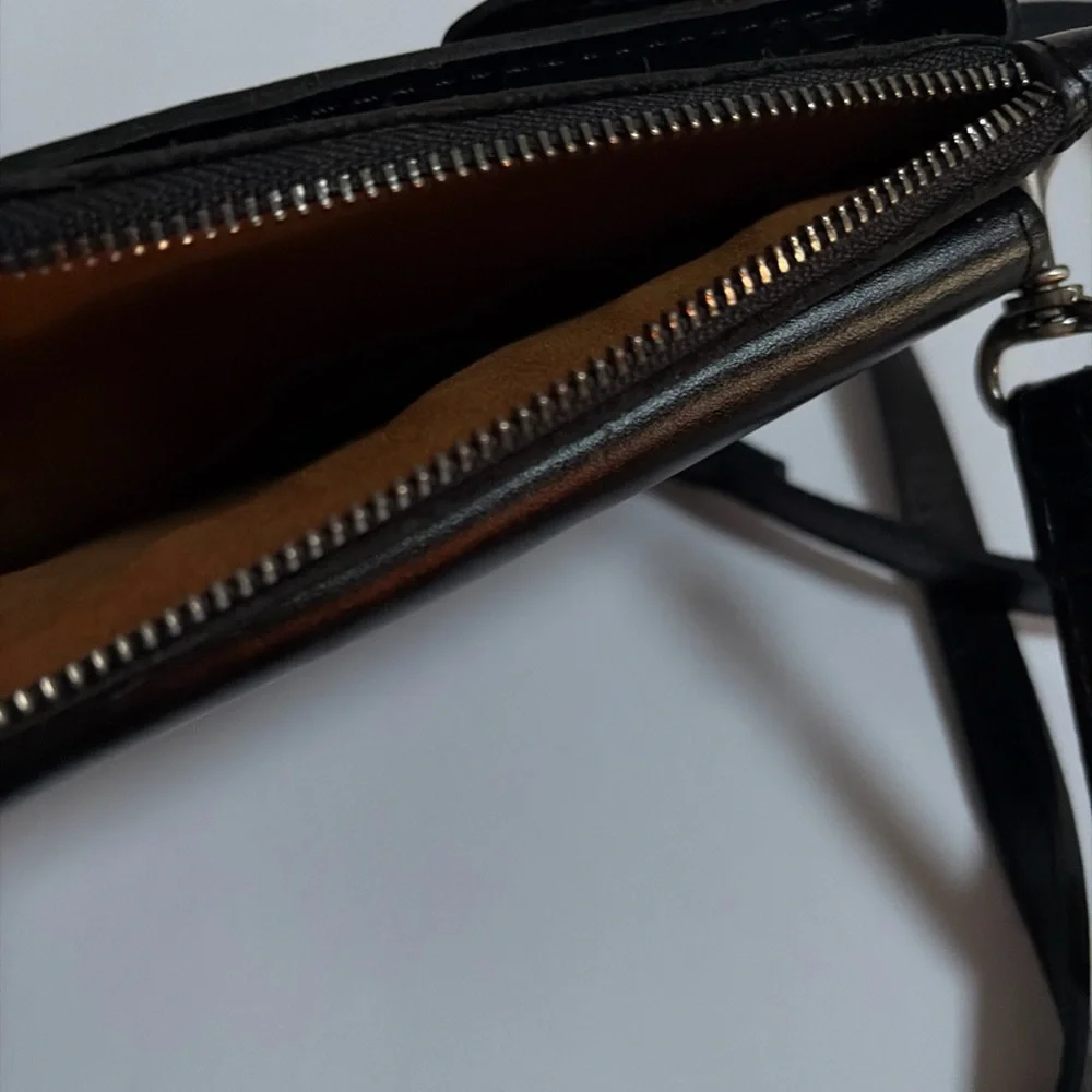 Patricia Nash Chiavella Phone Black Crossbody Bag Wallet NWOT - Picture 7 of 12